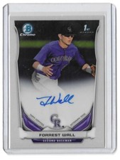 2014 Bowman Draft Chrome Draft Pick Auto   Forrest Wall #BCA-FW
