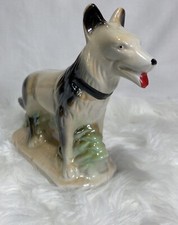 Vintage Handcrafted Collectibles German Shepherd Dog Figurine MCS Brazil