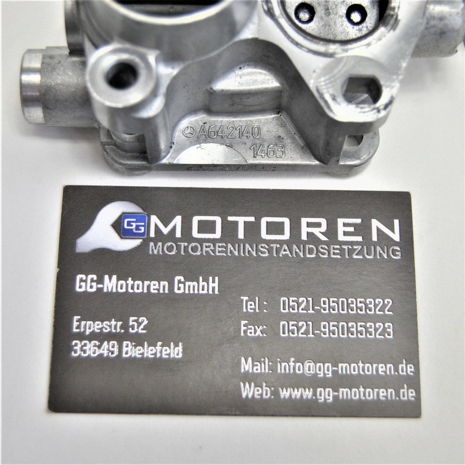 Orig. Mercedes OM642 Umschaltklappe AGR A6421401463 Rückführrohr 3  