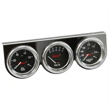Summit Gauge Kit Analog 09 Series 2 5/8 in Oil PSI Water Temperature Voltmeter