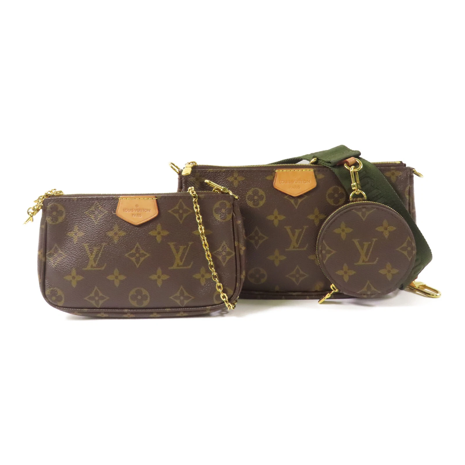 LOUIS VUITTON（LV） LOUIS VUITTON LV GHW Multi Pochette Accessori Borsa 2 Vie M44813 Monogramma