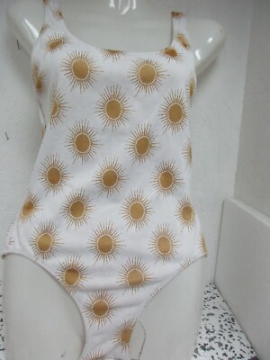 Solid & Striped The Anne-Marie White Sunburst Measure Small NWOT