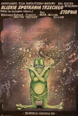 Movie Poster: Close Encounters of the Third Kind 1977 (Poland) Mint Condition