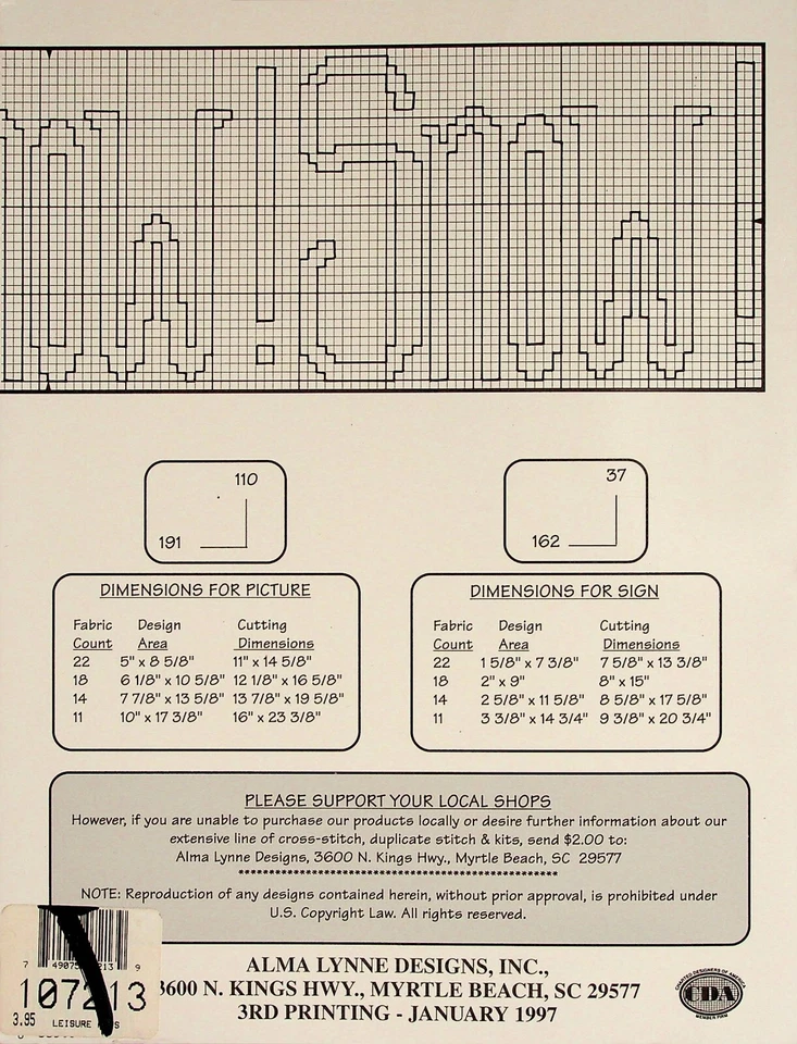 Snowman Collection Cross Stitch Patterns By Alma Lynne - Image 3 of 3