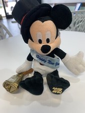 Mickey Mouse Happy New Year 2005 Rare Limited Edition Plush With Tags