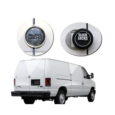 Slick Locks Ford Sliding Door Kit Complete with Spinners, Weather Covers & Lo...