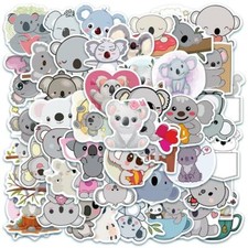 Koala Bear Stickers Skateboard Vinyl Laptop Luggage Decal Hydro Flask 50 pcs NEW