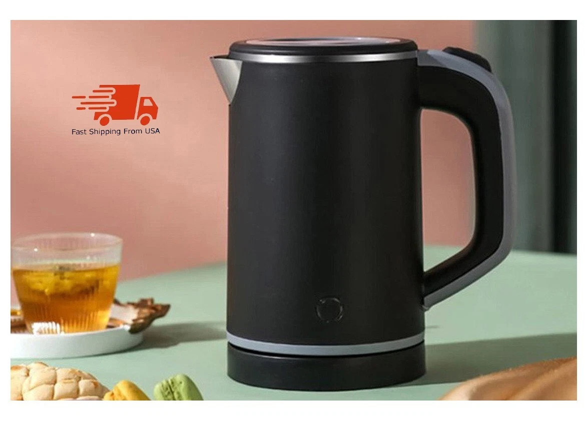 0.8L Small Electric Kettles Stainless Steel, Travel Mini Hot Water