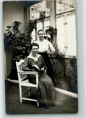 10068423 - Read a Book on the Porch Circa 1918 Postcard