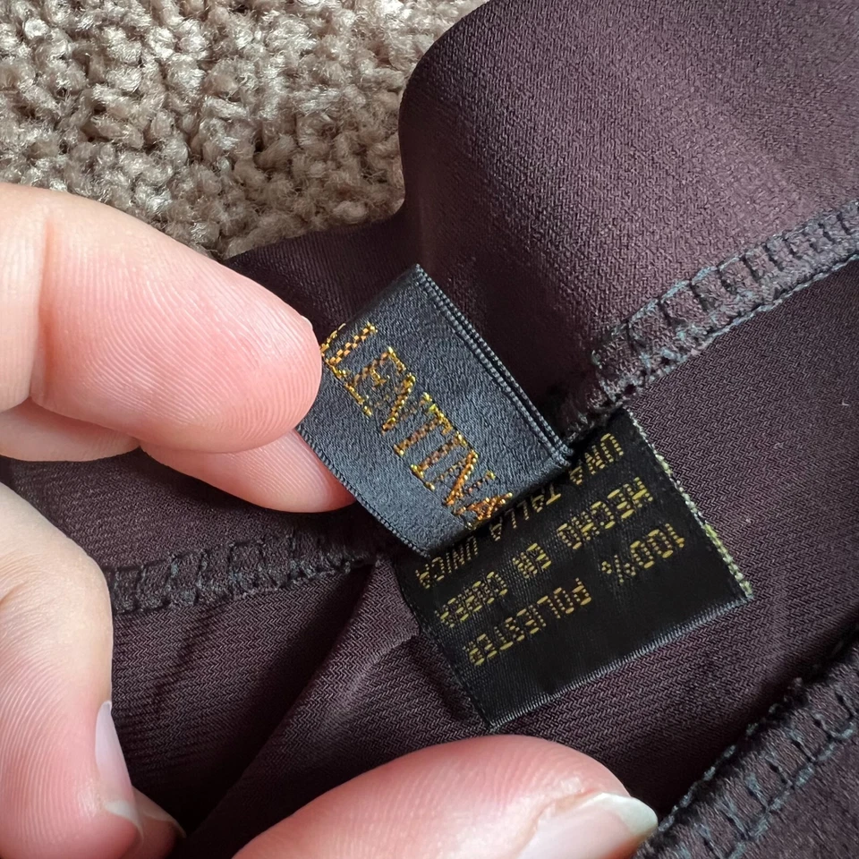 Valentina Falda Ajustada Mujer Marrón Elástica Larga Línea A Talla Única Carrera Foto 3 de 4