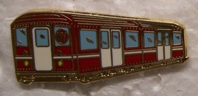 Hat Pin Railroad Commuter New York Subway Car NEW Lapel Pin Push Pin
