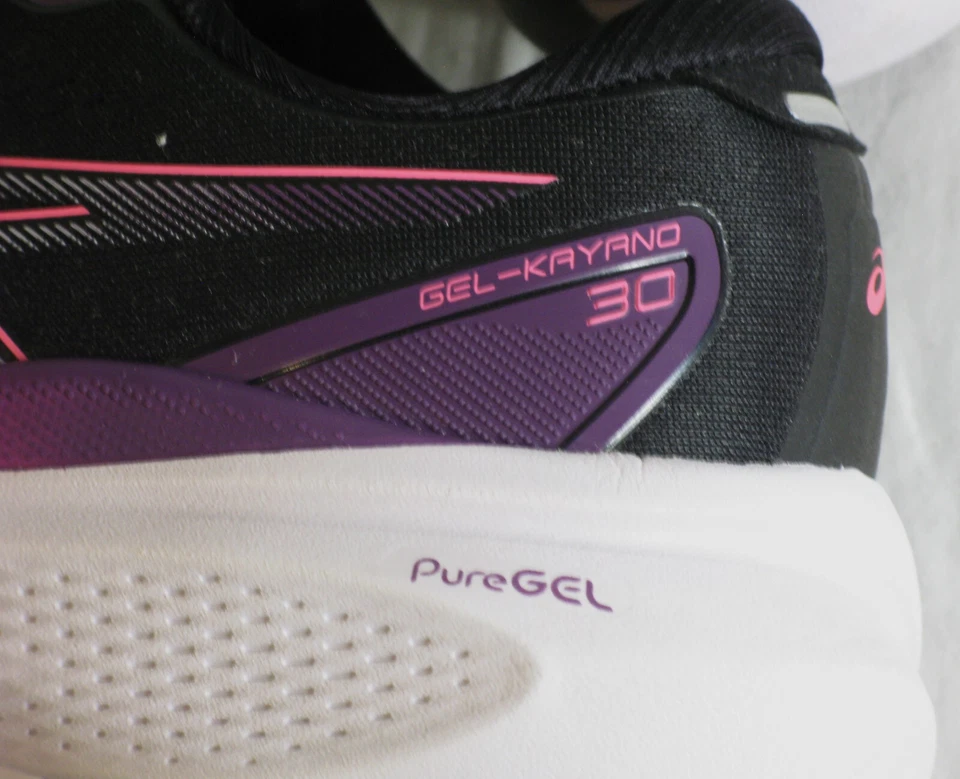 Asics Gel Kayano 30 Zapatos de Entrenamiento para Correr Mujer EE. UU. Talla 9 EUR 40.5 Negros Foto 3 de 4