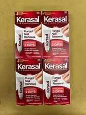 4 New Kerasal Fungal Nail Renewal Treatment - 0.33oz Each Box