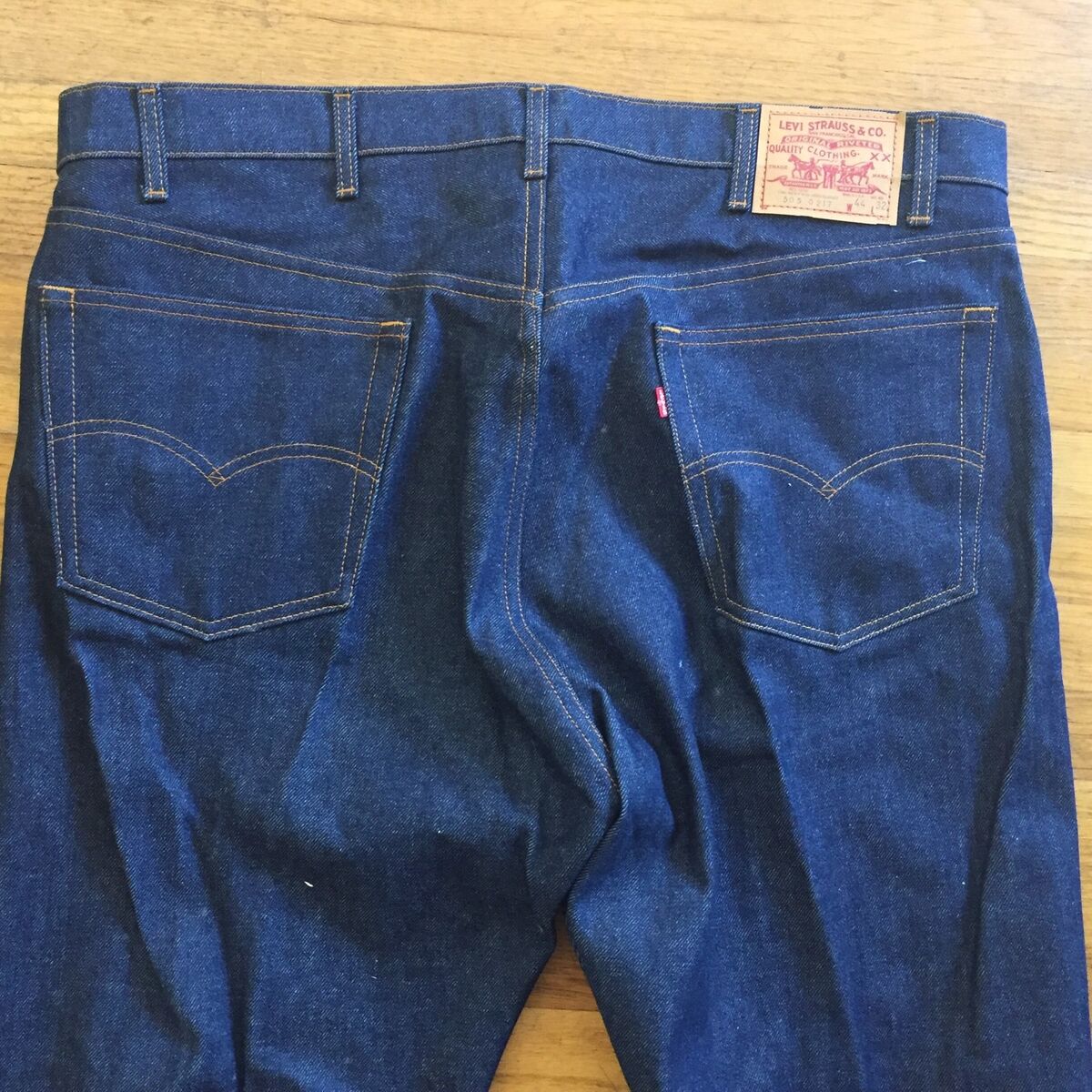 Vtg 80s Levis Dead stock 505 501s Jeans Usa Ykk Zipper 44 32 Vtg 80s Levis Dead stock 505 501s Jeans Usa Ykk Zipper 44 32