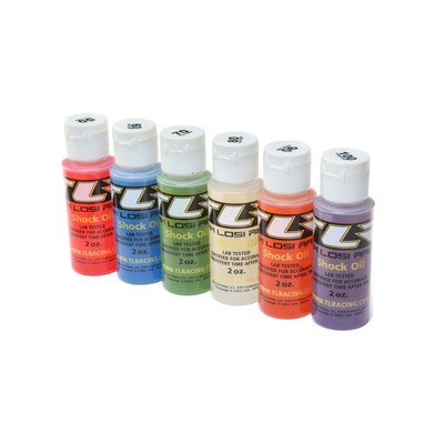 Team Losi Racing Shock Oil 6Pk 5060708090100 2oz TLR74021 Electric Car/Truck