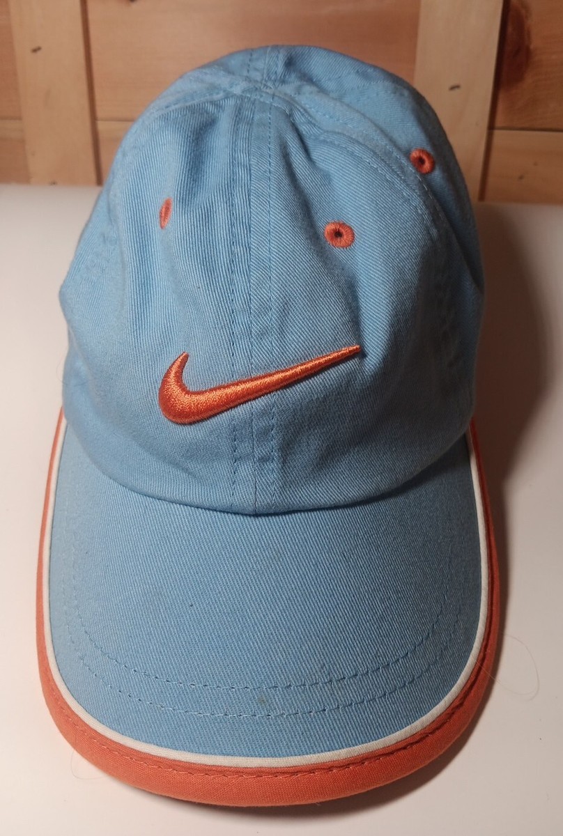 orange and blue nike hat