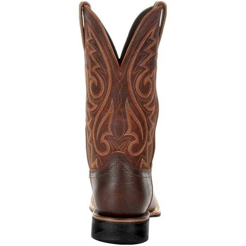 Cowboy Boots Faux Leather Winter Shoes Retro Men Women Boots Embroidered Western - Picture 8 of 19