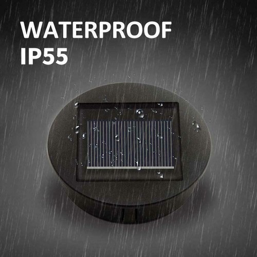 2PCS Garden Solar Powered Replacement Round LED Light Box Fit for Lantern Lamp - Picture 6 of 12