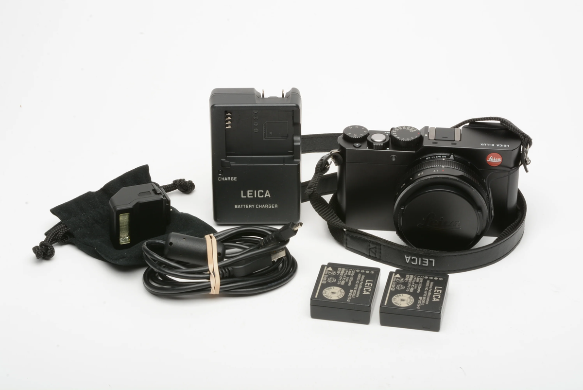Leica D-Lux typ 109 black, CLA'd by Leica 1/2023, 2batts, charger