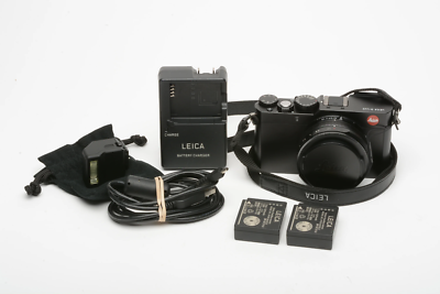 Leica D-Lux typ 109 black, CLA'd by Leica 1/2023, 2batts, charger