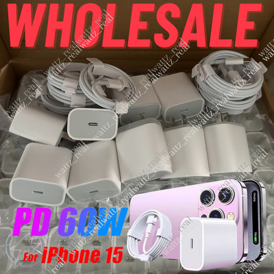 20W Fast Charger USB C Type C Cable For iPhone 15 16 iPad Android Samsung Lot