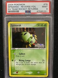 Spinarak 78/109 EX Team Rocket Returns Reverse Holo