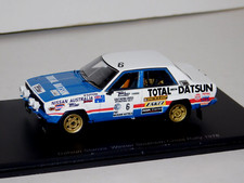 DATSUN STANZA night version #6 WINNER RALLY SOUTHERN CROSS 1978 SPARK S7765 1:43