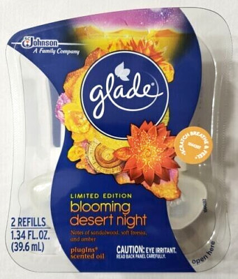 Glade PlugIns Scented Oil  - BLOOMING DESERT NIGHT Limited Edition Twin Pack
