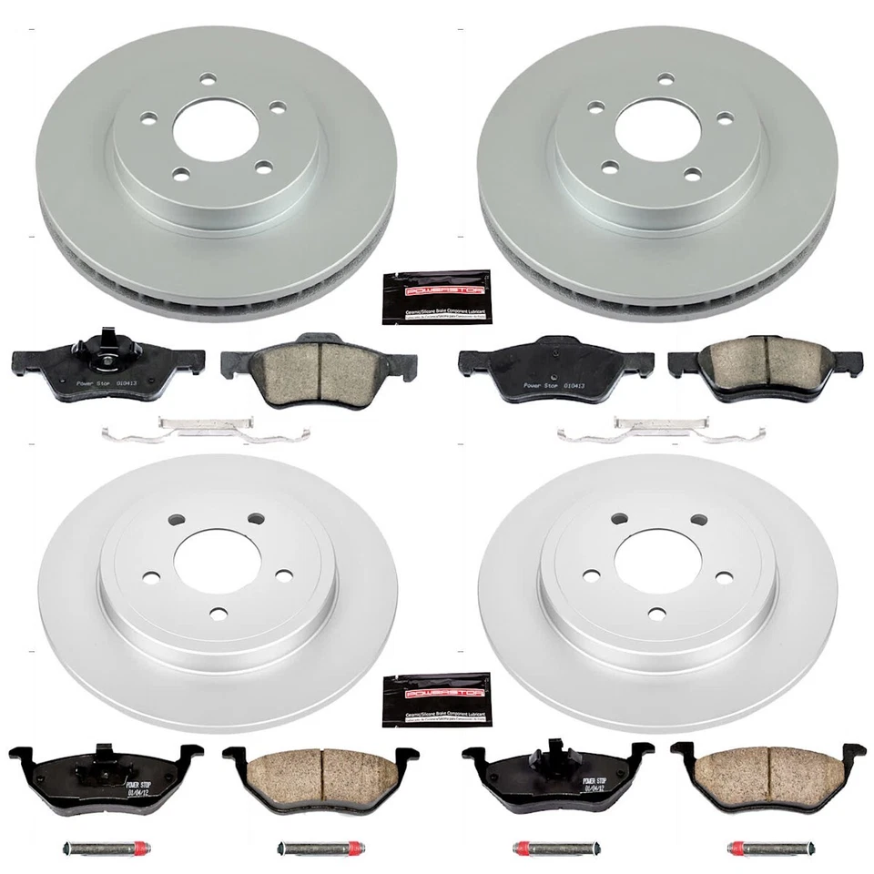 CRK4025 Powerstop 4-Wheel Set Brake Disc and Pad Kits Front & Rear for Escape 08 - Изображение 3 из 4