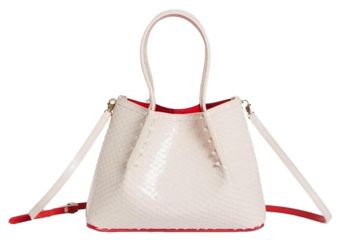 CHRISTIAN LOUBOUTIN NASTROLOUBI E/W SMALL NATURAL 32352335504 Tote 