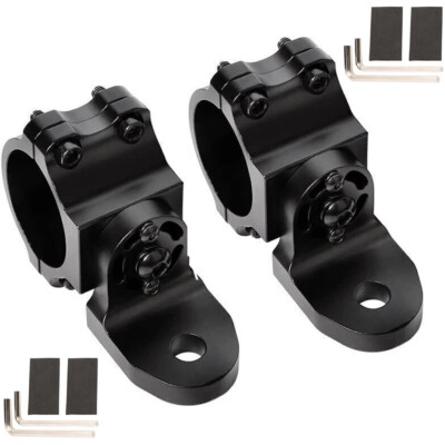 2pcs Whip Light Mount Flag Bracket 1.75''-2'' Adjustable For Polaris RZR Ranger X3