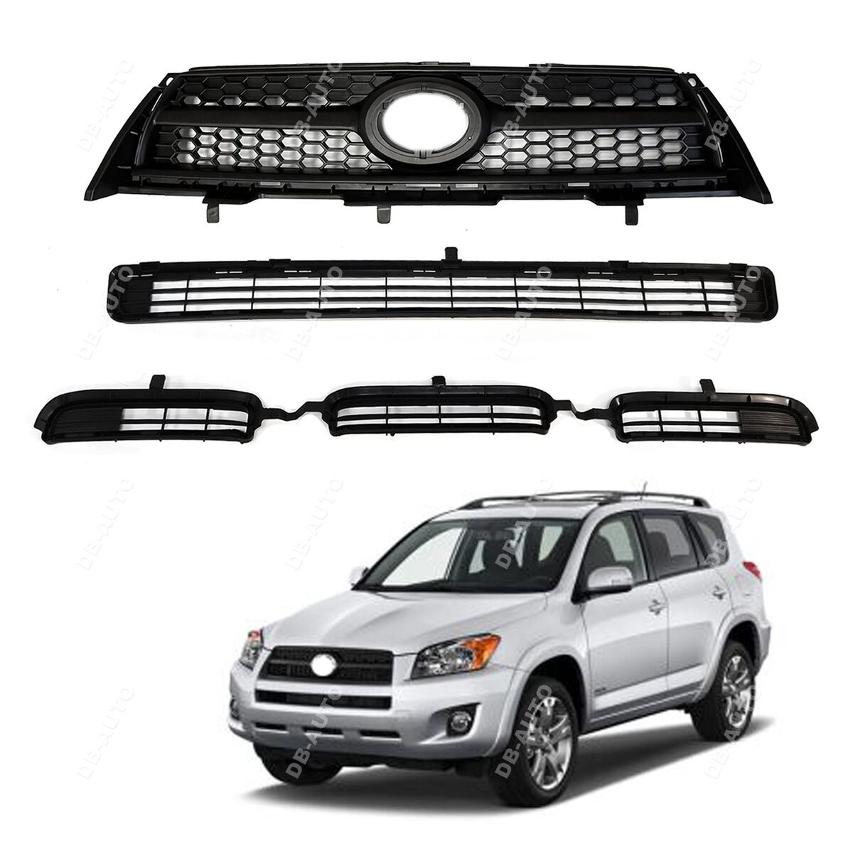 For 2009-2012 Toyota RAV4 Base/Sport Front Bumper Upper For 2009-2012 Toyota RAV4 Base/Sport Front Bumper Upper
