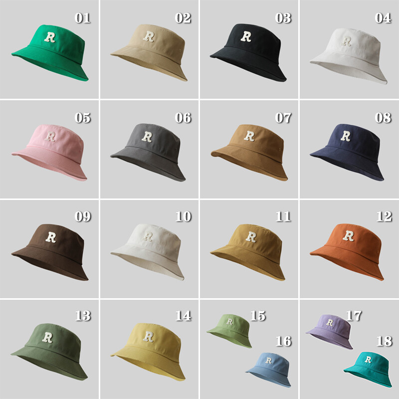 Oversize Bucket Hat for Large Heads with R Print Ideal for Fishing Camping Beach Summer Sun Protection L-XXL-image