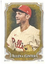 Trea Turner 2024 Topps Allen & Ginter #39 Philadelphia Phillies Baseball Card