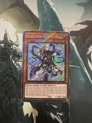 Yugioh Sage with Eyes of Blue Platinum Secret Rare RA04