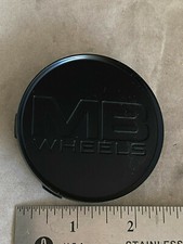 Mb Motoring Wheels Matte Black Wheel Rim Hub Cover Center Cap C-666-2 C18mmb-mb