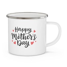 Mug Enamel Camping Mother Days