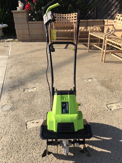 Earthwise Tc70090 9 Amp 12 Inch Corded Electric Tiller Cultivator Green For Sale Online