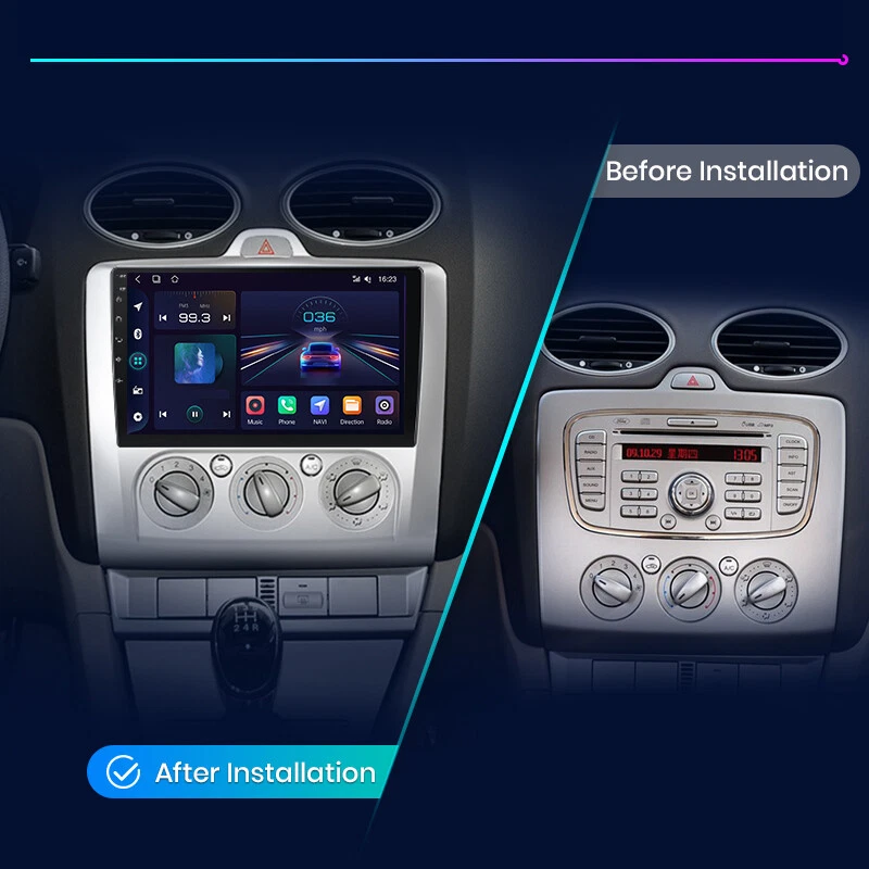 32G Für Ford Focus MK2 MK II 2004-2011 Android 13 Autoradio CarPlay Kam Navi - Bild 2 von 4