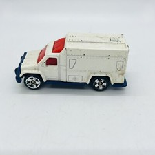 2002 Mattel Matchbox White Ambulance Loose Made for McDonald's Used Diecast