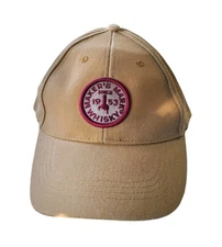Maker's Mark Whiskey Since 1953 Hat Cap Strapback Denim Style Tan Unisex Adult