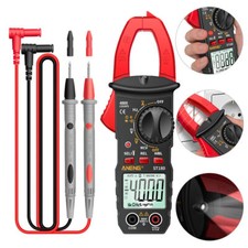 Digital Multimeter Tester AC DC Volt Amp Clamp Meter Auto Range LCD Handheld US