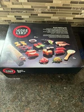 Baycliff Sushi Making Kit Bamboo Rolling Mat Rice Vinegar  Soy Sauce Nori Wasabi