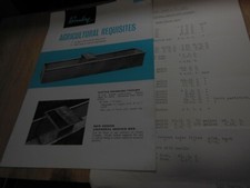 BRABY AGRICULTURAL REQUSITES LEAFLET - GALVANISED PRODUCTS FOR FARMERS 1960