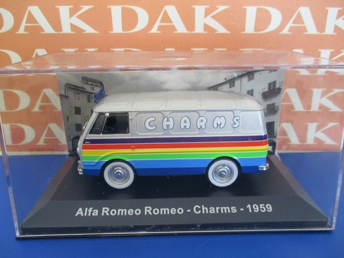Die cast 1/43 Modellino Furgone Pubblicitario Alfa Romeo Romeo Charms 1959 - Foto 4 di 4