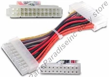 Lot10 24pin Power Supply Cable~20pin Motherboard Connector BTX/ATX Cord Adapter