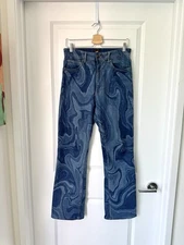 Lee Marble Effect Bootcut Jeans 29x30