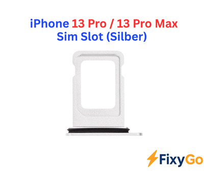 iPhone 13 Pro / 13 Pro Max SIM Karten Slot Halter Ersatz SIM Tray Silber