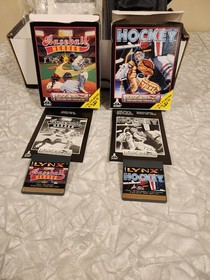 Atari Lynx II Lot with 3 Games and misc. AS IS/ MAY NOT WORK