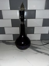 Bhs Purple Ceramic Lamp Base